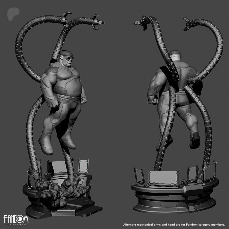 多维度打印模型：蜘蛛侠-八爪博士|Dr Octopus – 3D Print Model
