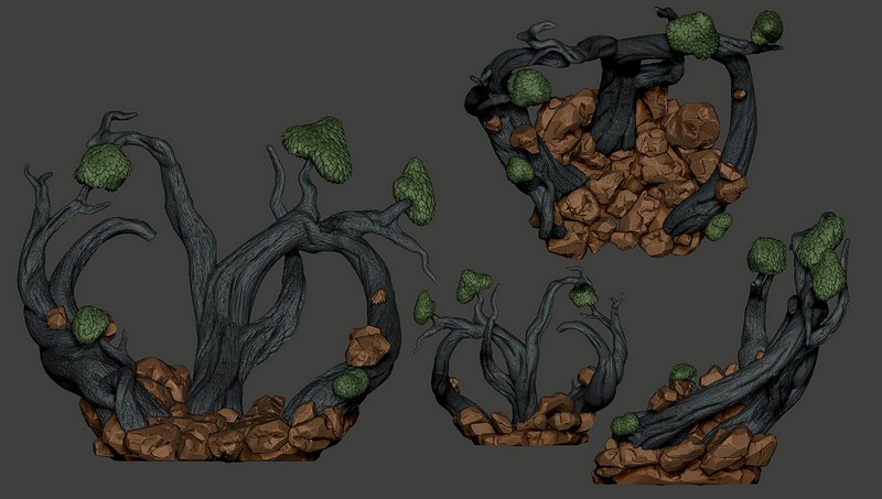 小智版宇智波斑 3D打印模型|Chibi Senju Hashirama – 3D Print Model