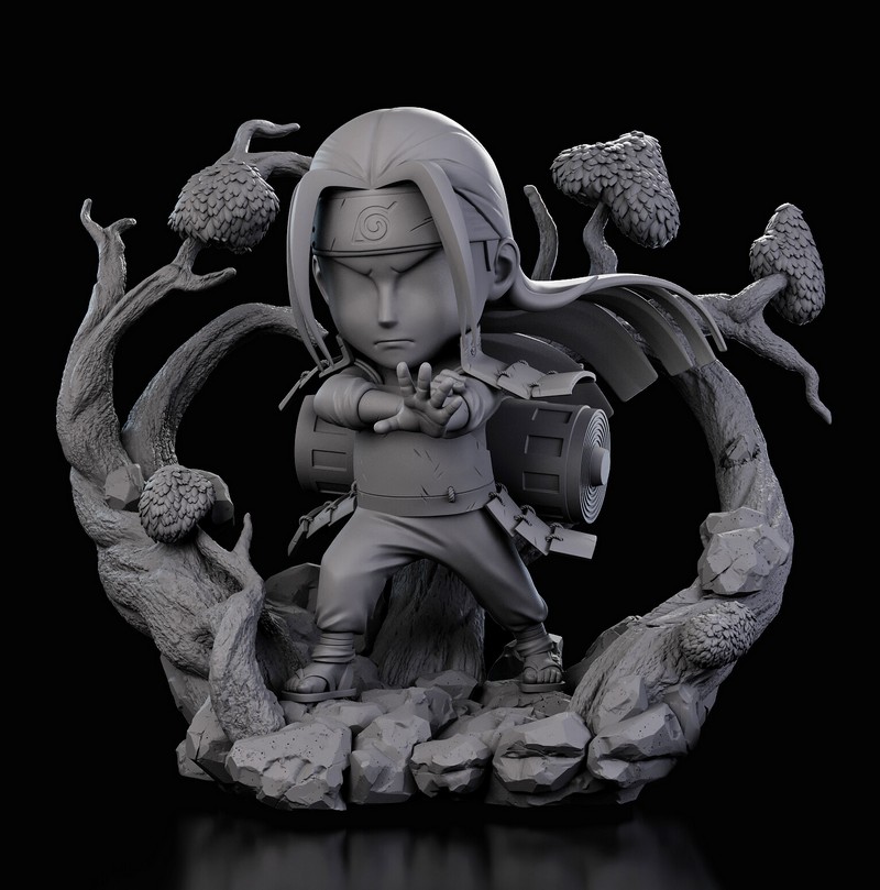小智版宇智波斑 3D打印模型|Chibi Senju Hashirama – 3D Print Model
