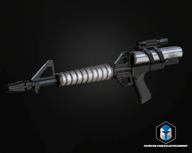 银河武器库——太空球战兵步枪 3D打印模型|Galactic Armory – Spaceballs Trooper Rifle – 3D Print Model