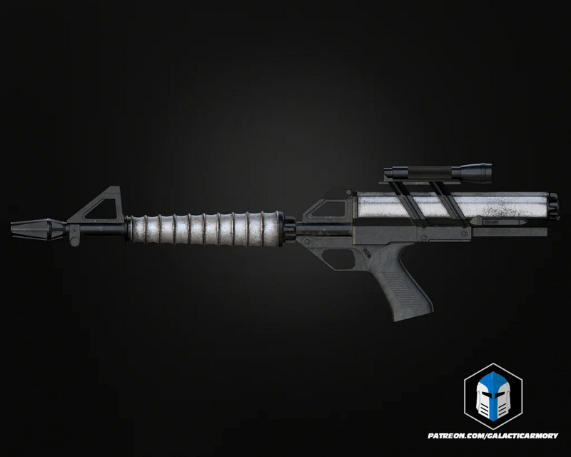 银河武器库——太空球战兵步枪 3D打印模型|Galactic Armory – Spaceballs Trooper Rifle – 3D Print Model