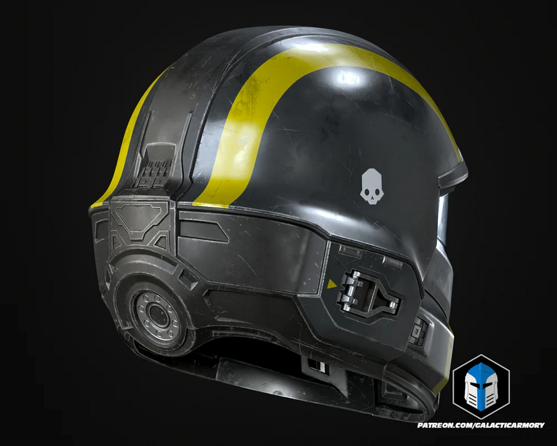 地狱之刃2 B-01战术头盔 3D打印模型|Galactic Armory – Helldivers 2 B-01 Tactical Helmet – 3D Print Model