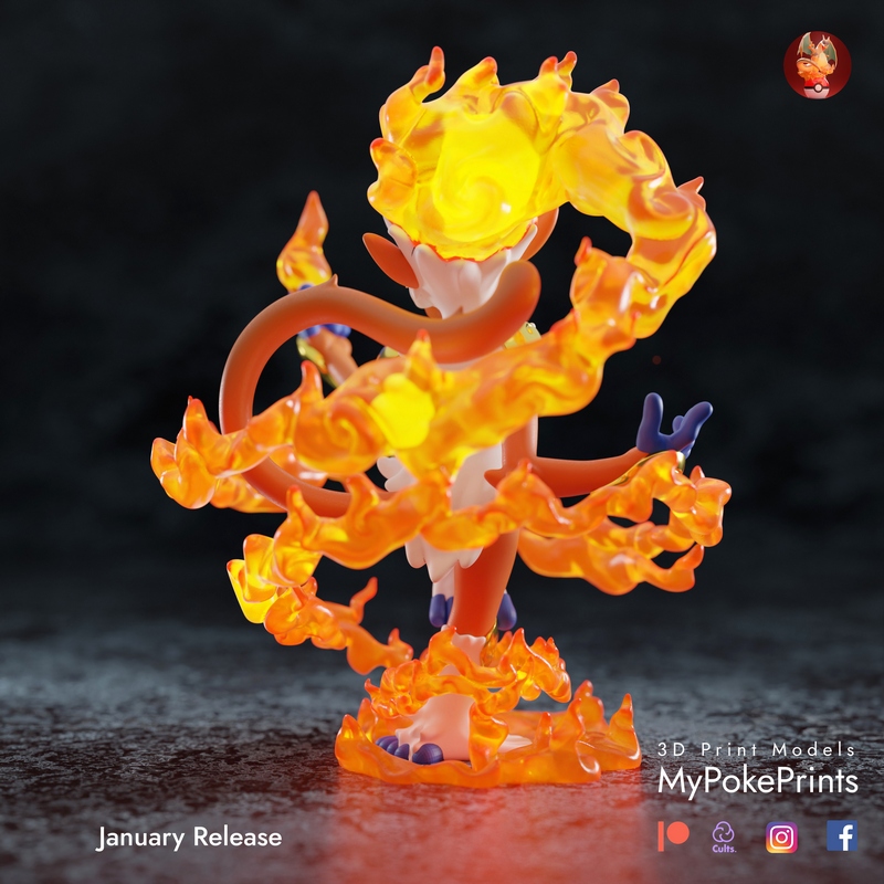MyPokePrints 皮卡丘 3D打印雕像模型|MyPokePrints – Inerfape – Ultimate Statue – 3D Print Model