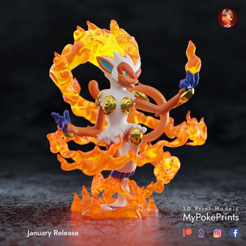 MyPokePrints 皮卡丘 3D打印雕像模型|MyPokePrints – Inerfape – Ultimate Statue – 3D Print Model