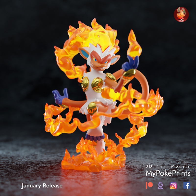 MyPokePrints 皮卡丘 3D打印雕像模型|MyPokePrints – Inerfape – Ultimate Statue – 3D Print Model