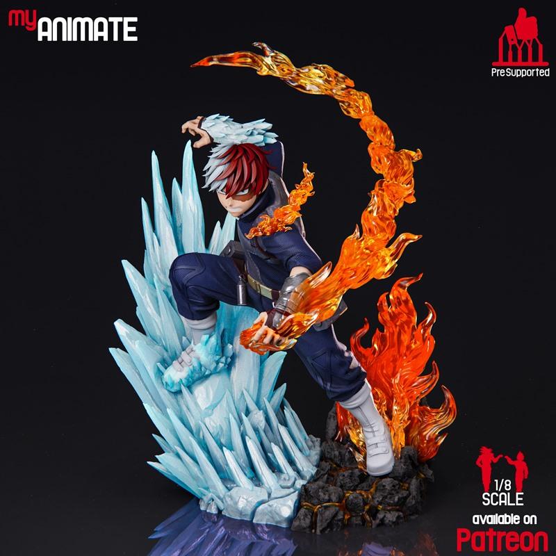 MyAnimate - 火之女神 - Todoroki 3D打印模型|MyAnimate – Todoroki – 3D Print Model STL