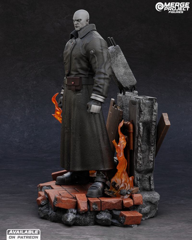 融合项目 - 使命召唤 - Mr. X 3D打印模型|Merge Project – Mr X – Resident Evil – 3D Print Model