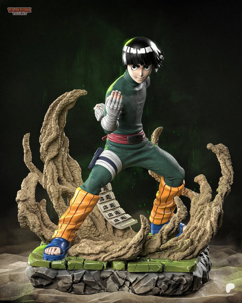 岩窟王·罗克张·火影忍者 3D打印模型|Tanuki Figures – Rock Lee – Naruto – 3D Print Model