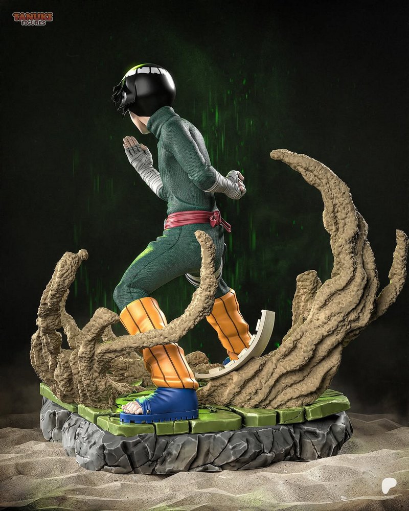 岩窟王·罗克张·火影忍者 3D打印模型|Tanuki Figures – Rock Lee – Naruto – 3D Print Model