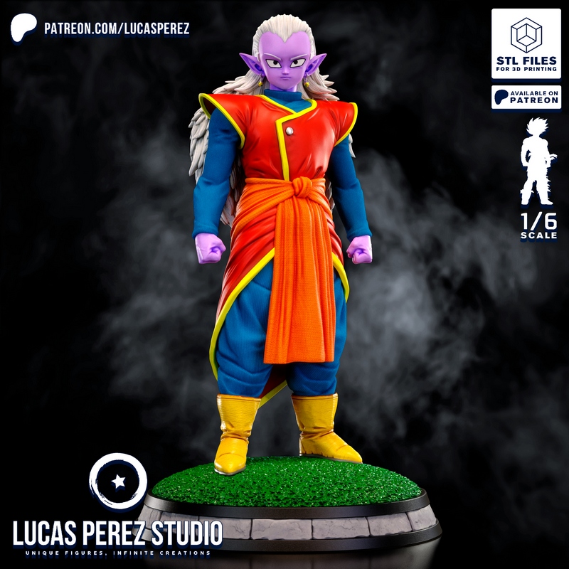 Lucas Perez Studio - Kibito Shin - 3D打印模型|Lucas Perez Studio – Kibito Shin – 3D Print Model