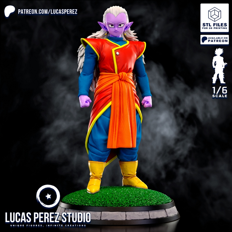 Lucas Perez Studio - Kibito Shin - 3D打印模型|Lucas Perez Studio – Kibito Shin – 3D Print Model