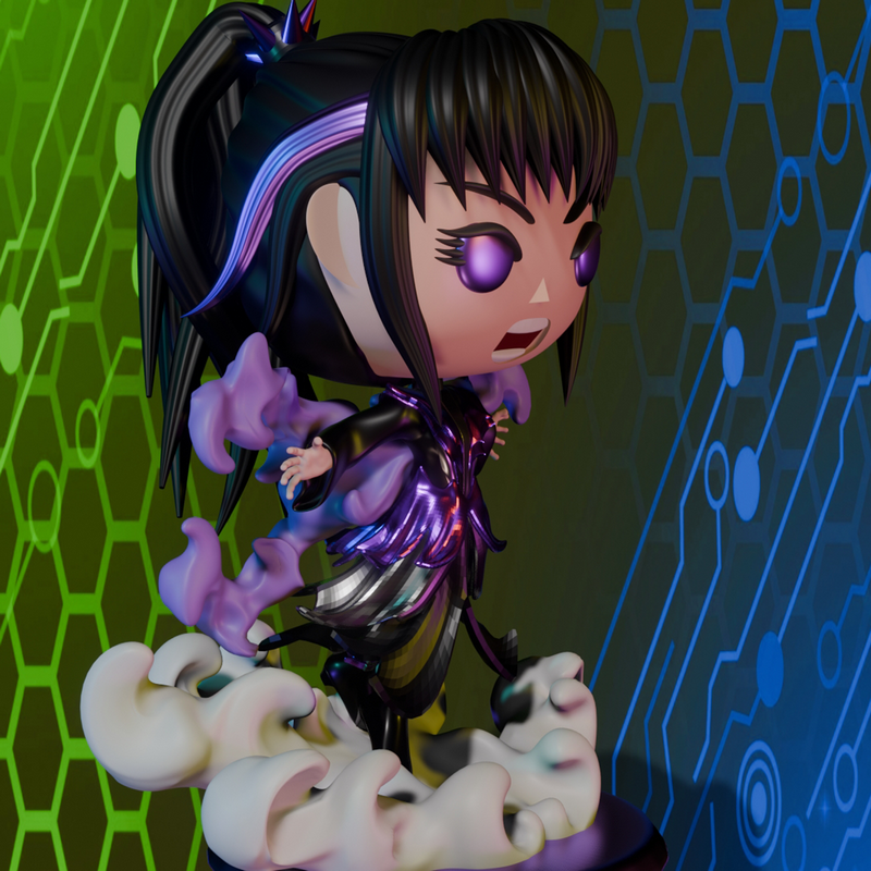 Babymetal banshee queen 3D打印模型|Babymetal Banshee Queen – 3D Print Model