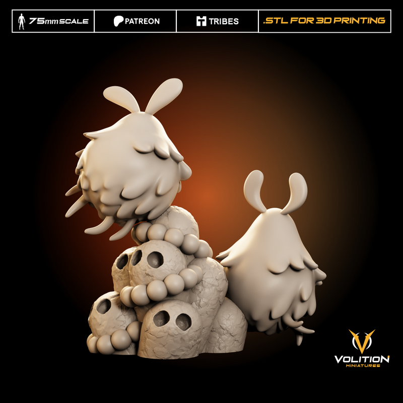 空洞骑士：丝歌 3D打印模型|Flea – Hollow Knight Silksong – 3D Print Model