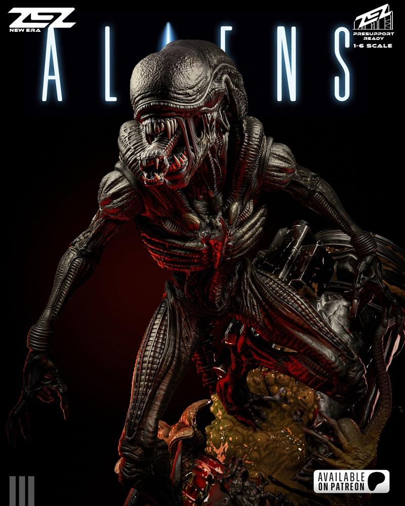 ZEZ工作室出品：异形主题3D打印模型|ZEZ Studio – Xenomorph – Alien – 3D Print Model STL