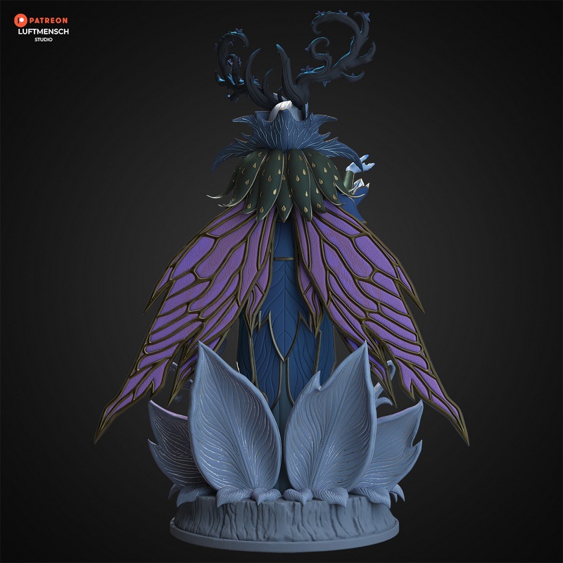 Luftmensch工作室冬季女王3D打印模型|Luftmensch Studio – Winter Queen – 3D Print Model