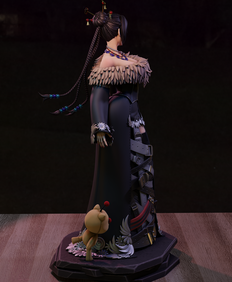 Momoji - Final Fantasy 3D打印模型|Momoji – Lulu Final Fantasy – 3D Print Model