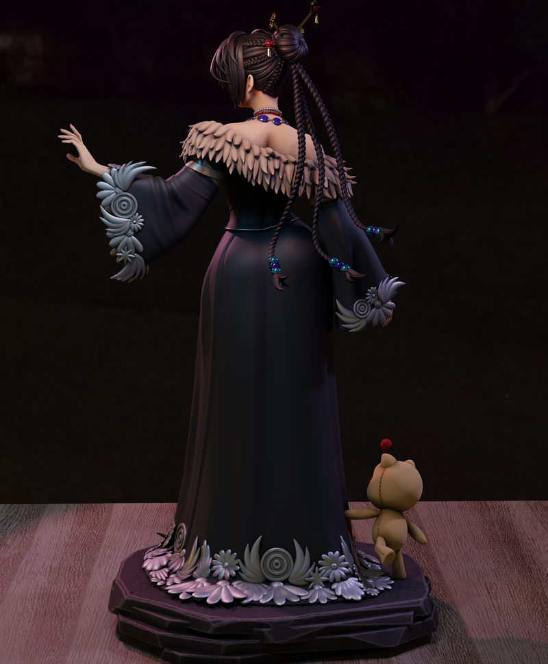 Momoji - Final Fantasy 3D打印模型|Momoji – Lulu Final Fantasy – 3D Print Model