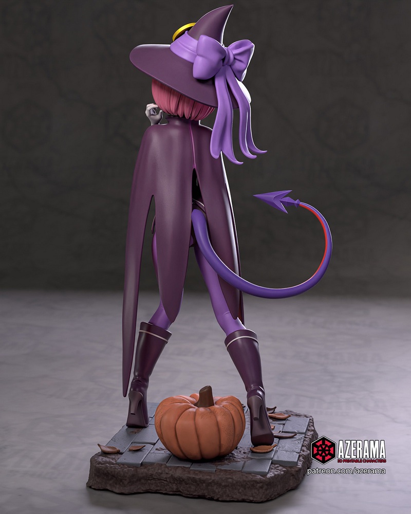 Azerama 3D打印模型：幽灵羊驼造型|Azerama – Spooky Ram – 3D Print Model