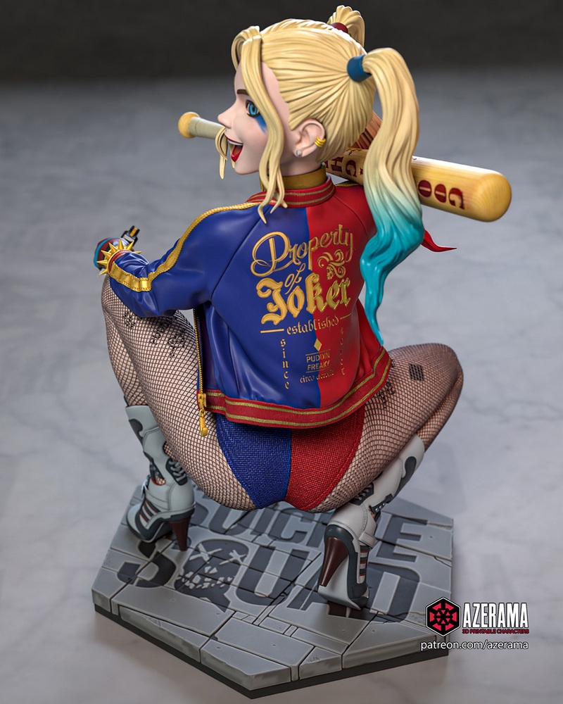 Azerama 3D打印模型：哈莉·奎茵|Azerama – Harley Quinn – 3D Print Model