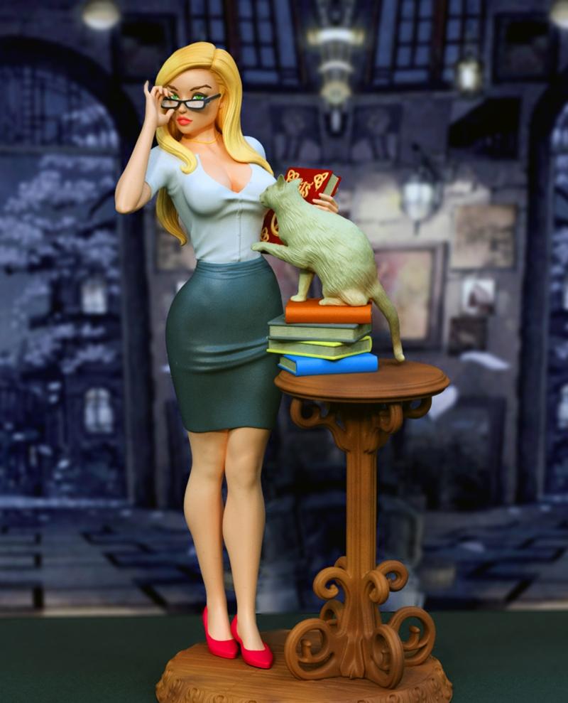 独家呈现 - 3D打印模型 - 《星际迷航》角色模型|Exclusive – Class Teacher – 3D Print Model STL