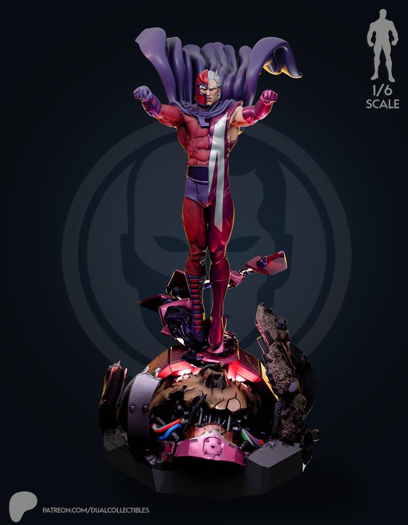 磁力博士3D打印模型|Dual Collectibles – Magneto – 3D Print Model STL