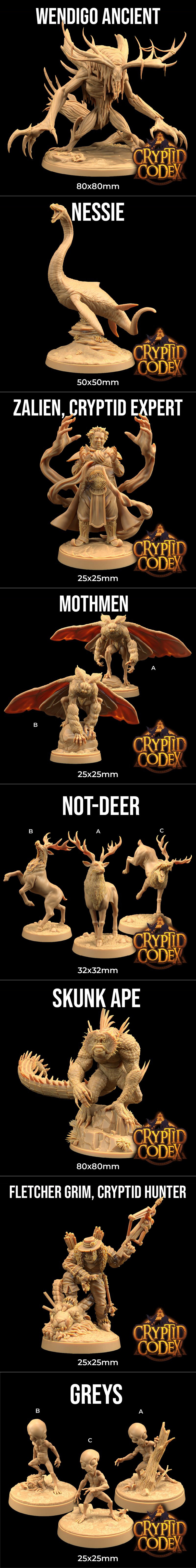 龙捕手旅社·异兽图鉴·捕手等级10月2025版·3D打印模型|The Dragon Trappers Lodge – Cryptid Codex – Trapper Tier October 2025 – 3D Print Model STL