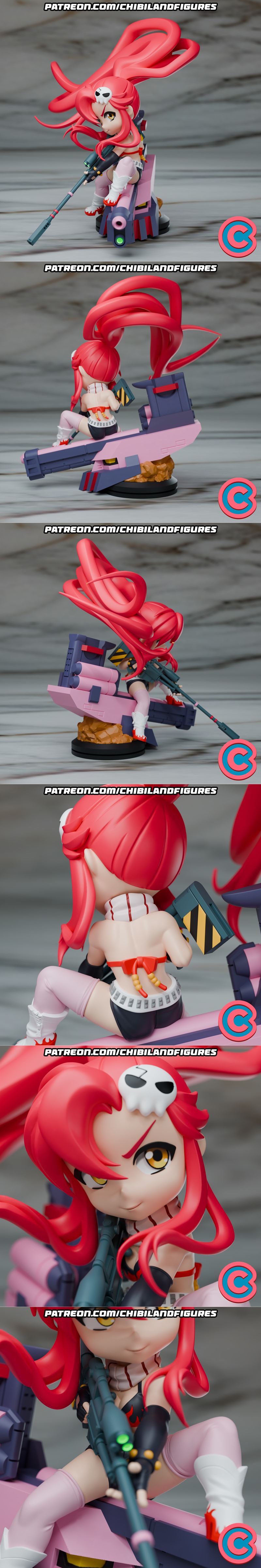 Chibi风格3D打印模型：Yoko角色雕塑|Chibi Land Figures – Yoko – 3D Print Model STL