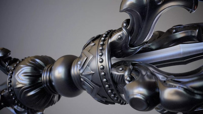 Vajra 3D打印模型：动漫角色立体造型设计|Vajra 3D print model