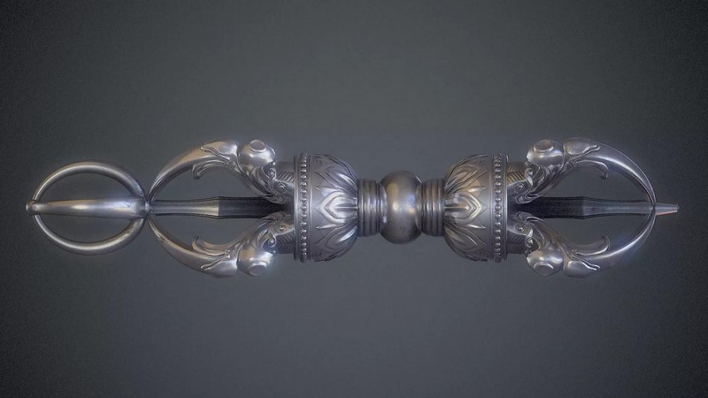 Vajra 3D打印模型：动漫角色立体造型设计|Vajra 3D print model