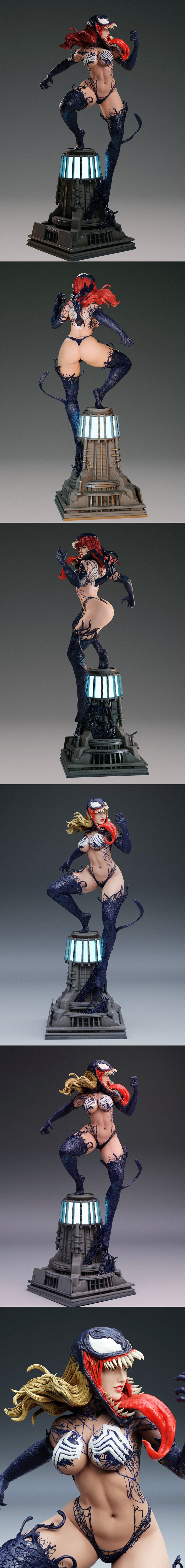 Abe3D -  Venomized 汉默 - 3D打印模型|Abe3D – Venomized MJ – 3D Print Model STL