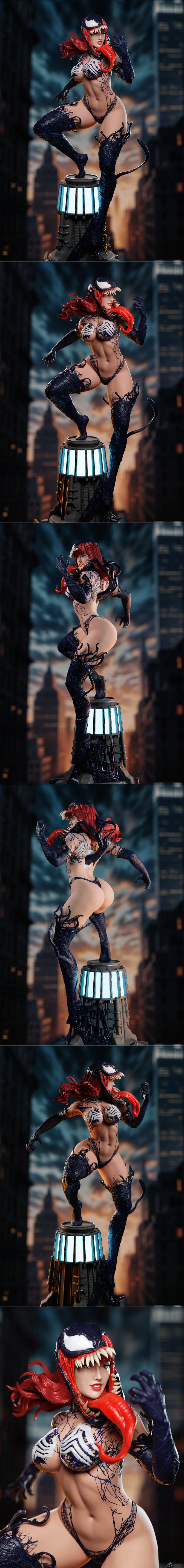 Abe3D -  Venomized 汉默 - 3D打印模型|Abe3D – Venomized MJ – 3D Print Model STL