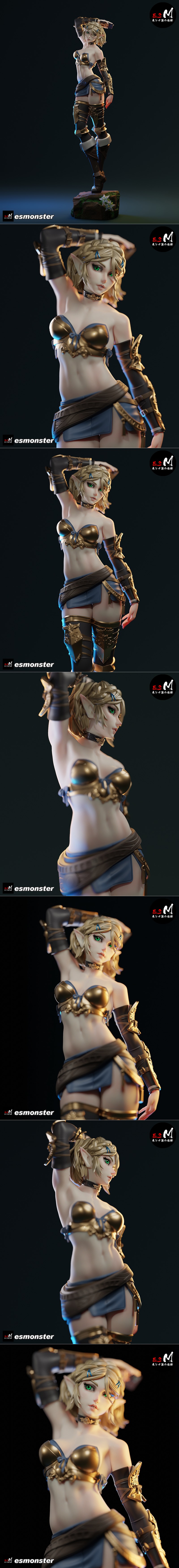 塞尔达传说 3D打印模型|E.S Monster – Zelda – 3D Print Model STL