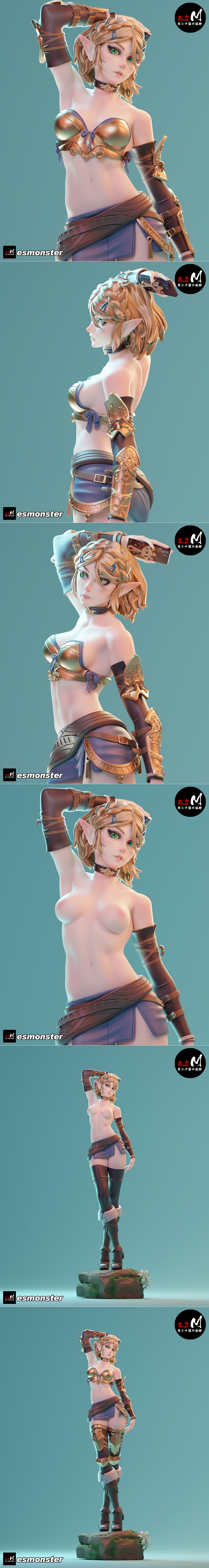 塞尔达传说 3D打印模型|E.S Monster – Zelda – 3D Print Model STL