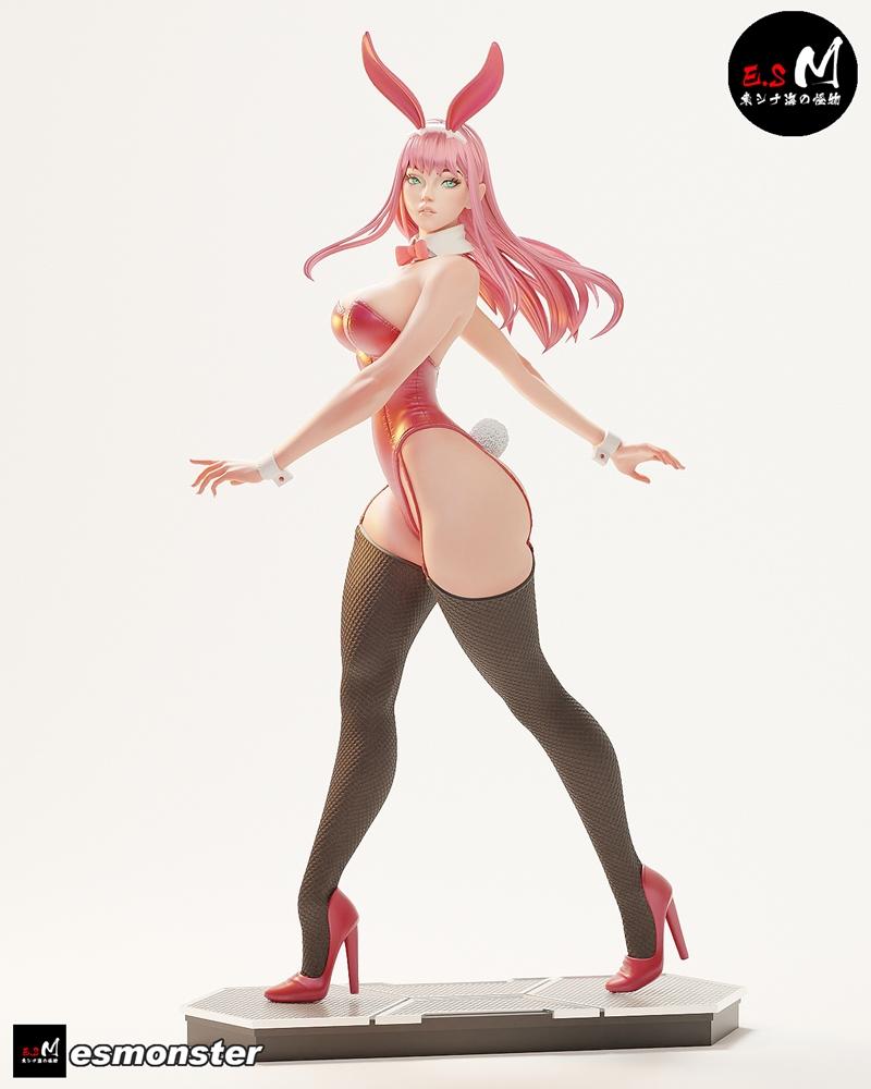E.S怪物 - 零二兔 - 3D打印模型|E.S Monster – Zero Two Bunny – 3D Print Model STL