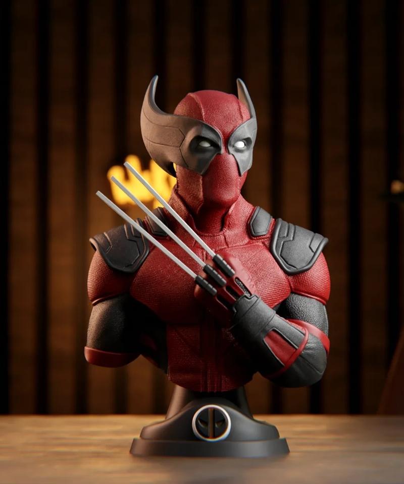 Wolverinepool系列3D打印模型|Wekster – Wolverinepool Bust – 3D Print Model STL