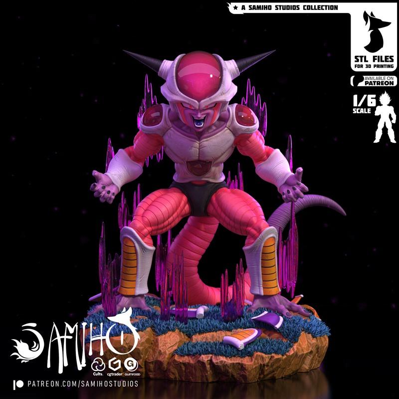 Samiho Studios - 自由号 - 费扎 3D打印模型|Samiho Studios – Freeza – 3D Print Model STL