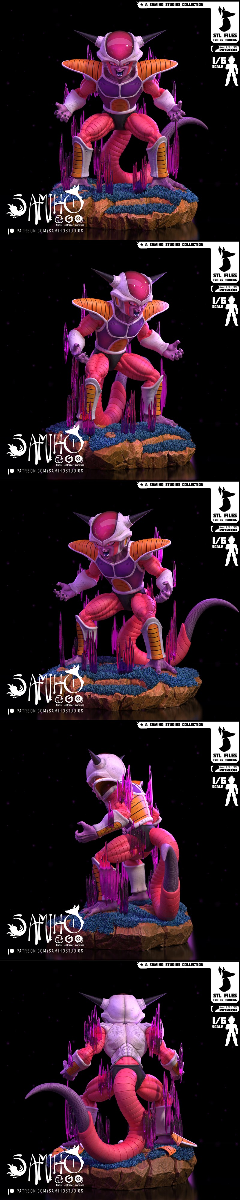 Samiho Studios - 自由号 - 费扎 3D打印模型|Samiho Studios – Freeza – 3D Print Model STL