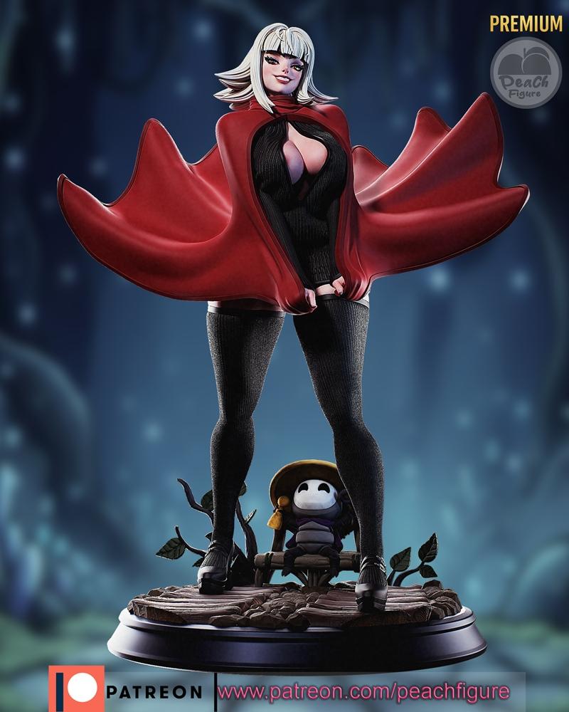 蜜桃形·蜂鸟·3D打印模型|Peach Figure – Hornet – 3D Print Model STL