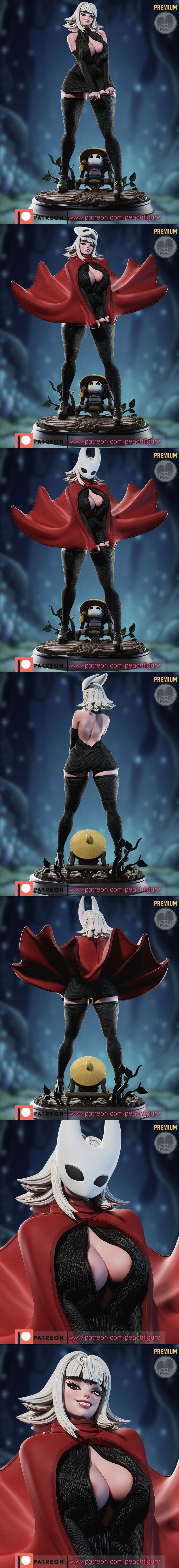 蜜桃形·蜂鸟·3D打印模型|Peach Figure – Hornet – 3D Print Model STL