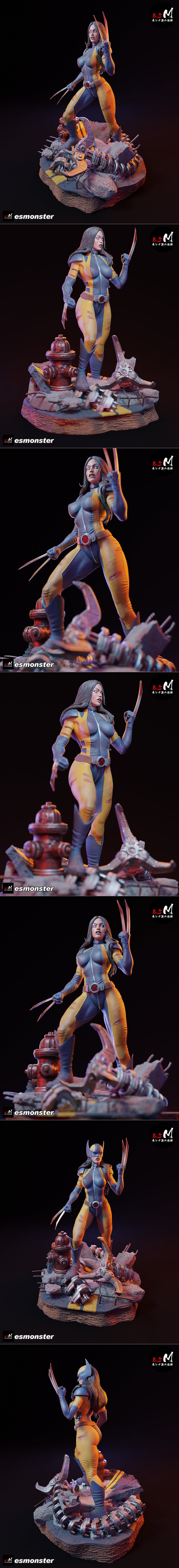 X-23 3D打印模型|E.S Monster – X-23 – 3D Print Model STL