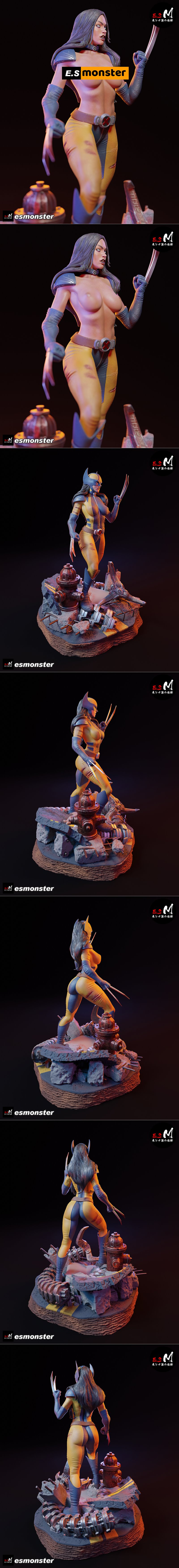 X-23 3D打印模型|E.S Monster – X-23 – 3D Print Model STL