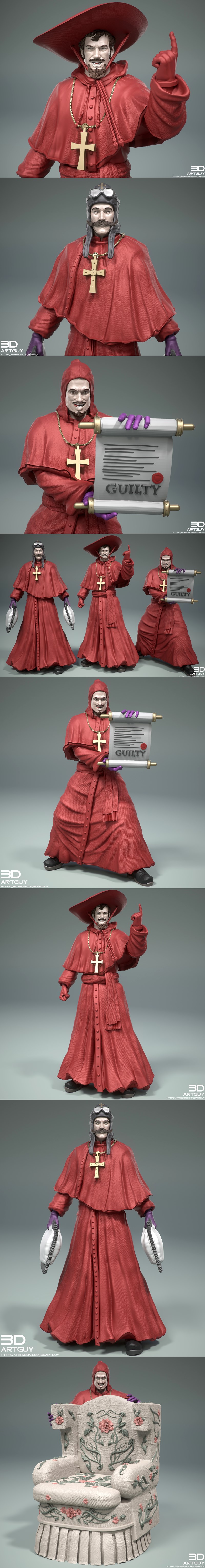 3DArtGuy 2025十一月作品集：动漫游戏角色3D打印模型合集|3DArtGuy November 2025 – 3D Print Model STL