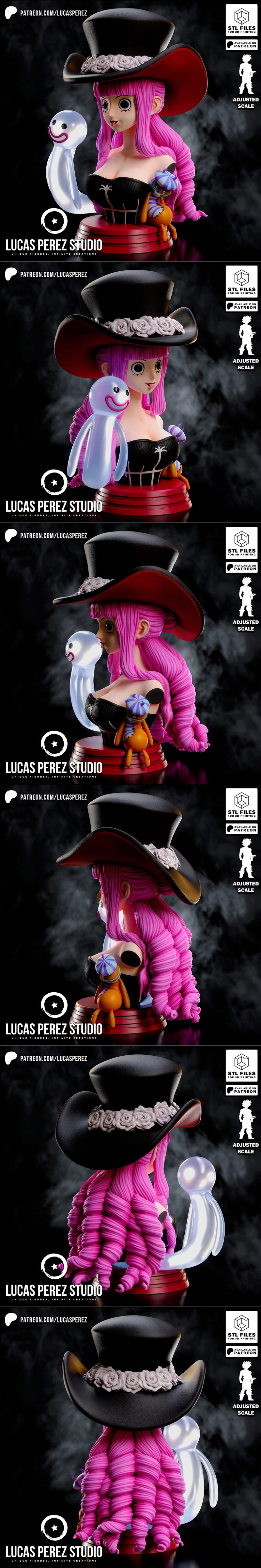 佩罗纳 bust 3D打印模型|Lucas Perez – Perona Bust – 3D Print Model STL