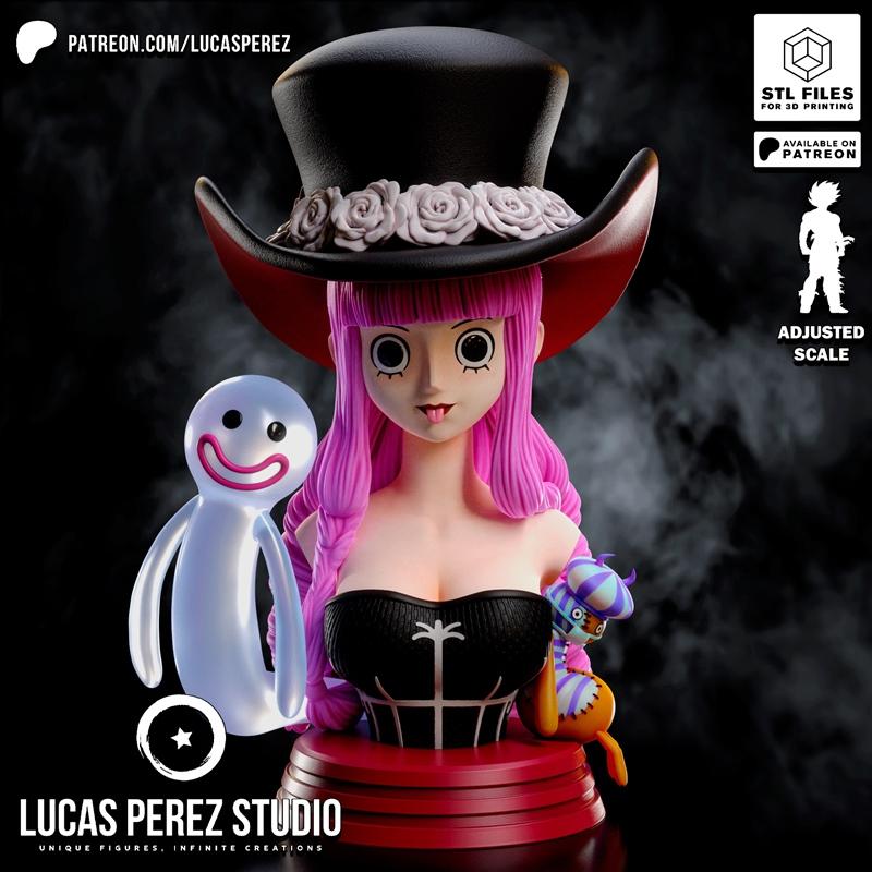 佩罗纳 bust 3D打印模型|Lucas Perez – Perona Bust – 3D Print Model STL
