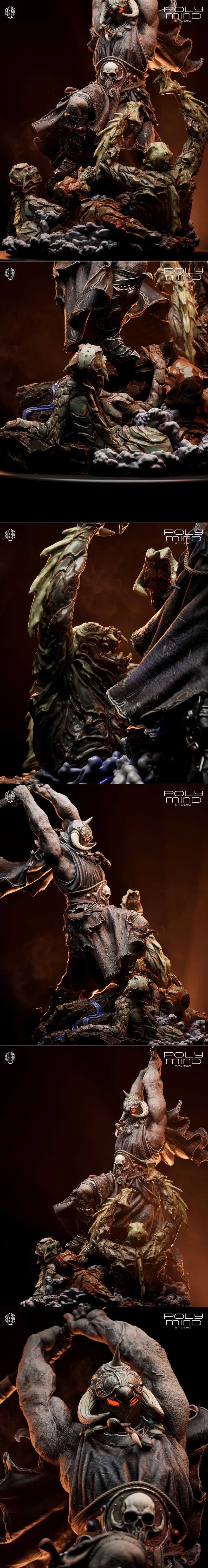 PolyMind Studio - 死神商人 - 3D打印模型|PolyMind Studio – Death Dealer – 3D Print Model STL