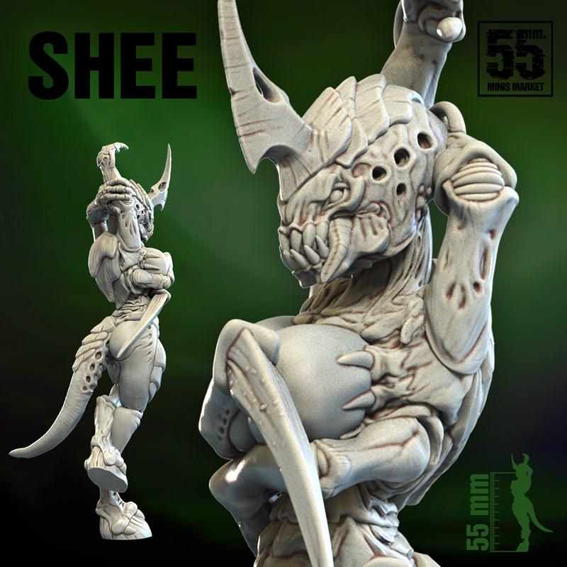 泰坦龙（生物钳爪类）3D打印模型|Shee (biomangler – tyranid) – 3D Print Model STL