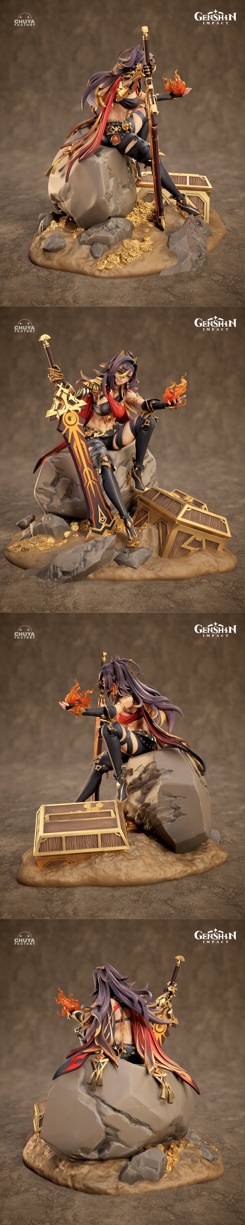 楚亚工厂 - 原神 - 德希亚 3D打印模型|Chuya Factory – Dehya Genshin – 3D Print Model STL