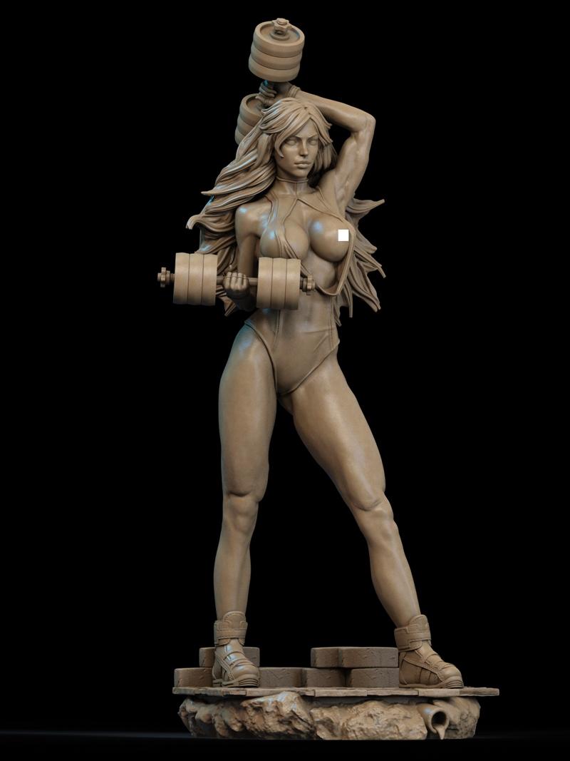 CA 3D工作室 - 超女NSFW版本 - 3D打印模型|CA 3D Studios – She-Hulk NSFW Version – 3D Print Model STL