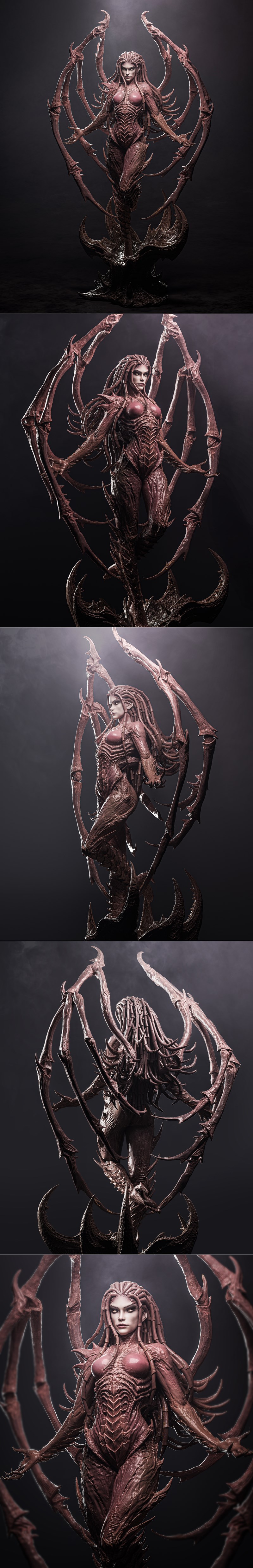 CA 3D Studios – 肯瑞甘 – 3D打印模型 STL|CA 3D Studios – Kerrigan – 3D Print Model STL