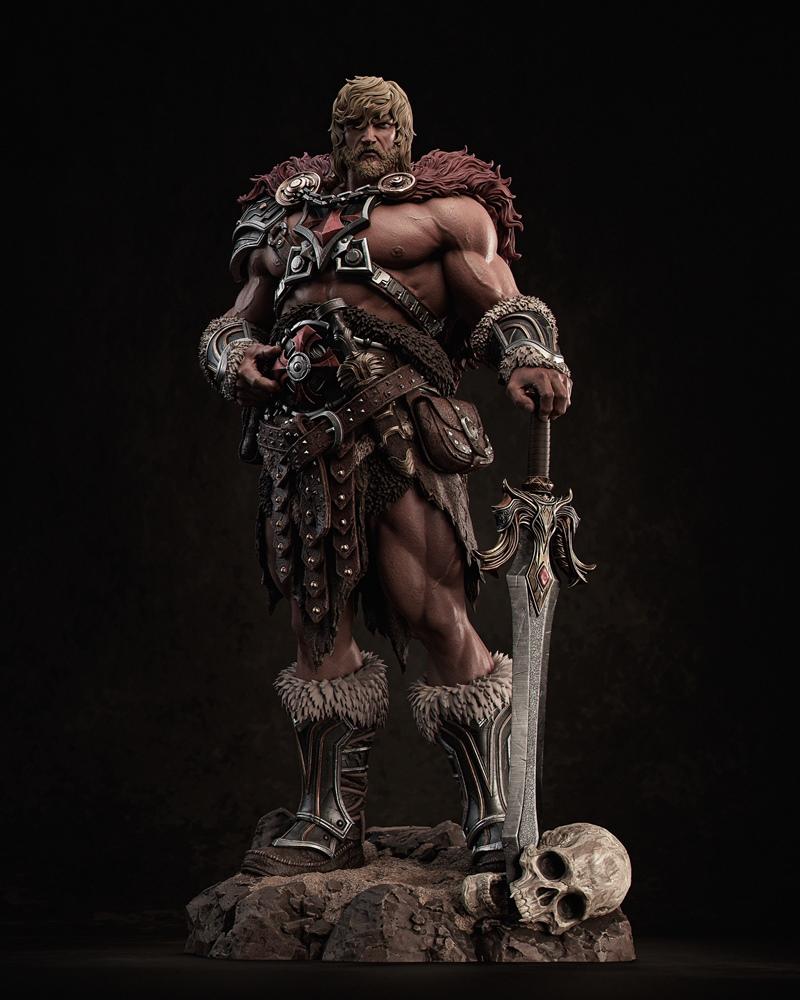 CA 3D工作室 - 亨曼 - 3D打印模型|CA 3D Studios – Heman – 3D Print Model STL